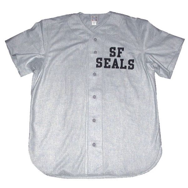 

San Francisco Seals 1949 Road Jersey 100% Stitched Embroidery Logos Vintage Baseball Jerseys Custom Any Name Any Number Free Shipping