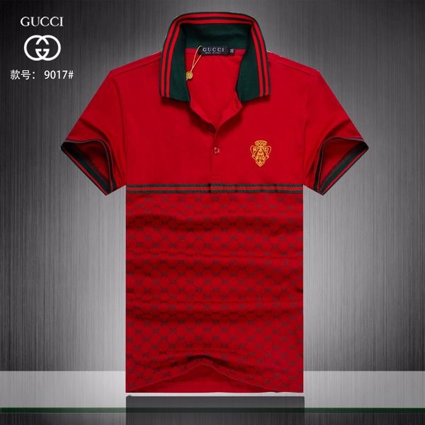 

2018 new fashion high-end men's casual short-sleeved T-shirt PoIo shirt9017