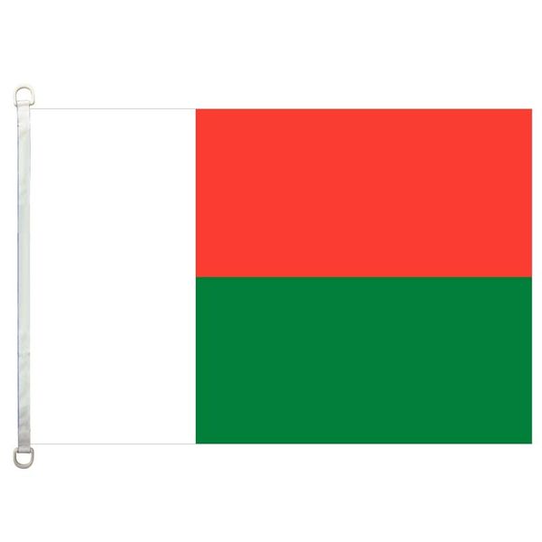 

madagascar flag,90*150cm ,100% polyester, banner,digital printing
