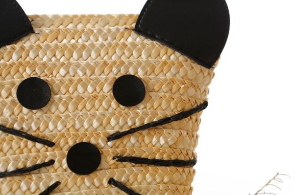 

2018 новый наклон соломы мешок милый маленький мышь ремень мода повседневная сумка пляж соломы мешок