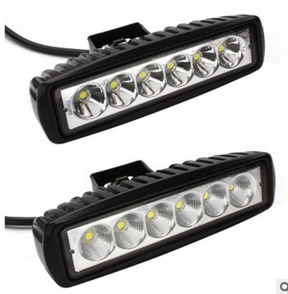 

shipping by dhl 18w 12v 6000k 1200lm spotlight flood lamp driving fog offroad led work car lights for jeep suv 4wd boat truc