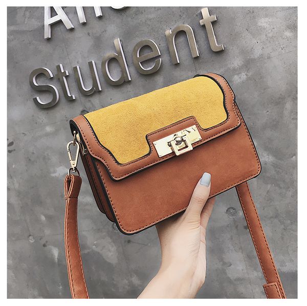 

2018 New Fashion Plain leather ladies shoulder Messenger bags Solid Evening Strap Women Chain bags Daidai/8