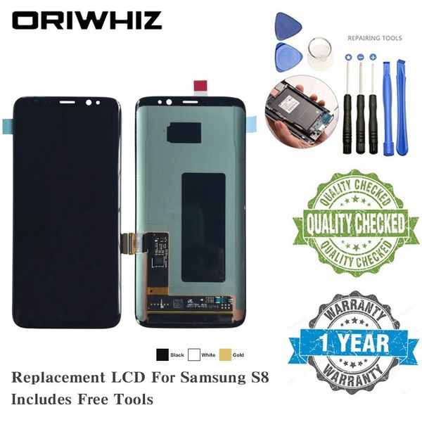 OLED TFT para Samsung S8 S6Edge Plus J7 J1 ACE J110 LCD Tela de substituição Exibição de tela Touch Tela completada Digitizador com ferramentas gratuitas