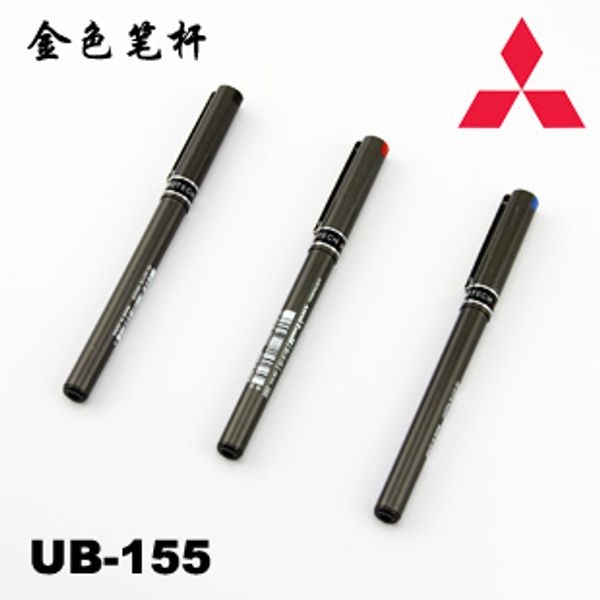 

2018 6 pieces/lot japanese uni ub-155 ballpoint pen 0.5mm, Blue;orange