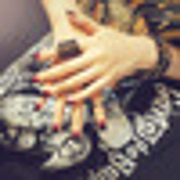 

24pcs fake false nails glitter gradient short professional nail tips handcraft, Black