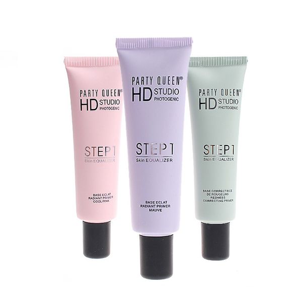 Party Rainha HD Maquiagem Facial Primer Corrigindo Redness Corretor de Corretivo O Porinho Ilumina O Óleo Smooth Control Professional Face Maquiagem