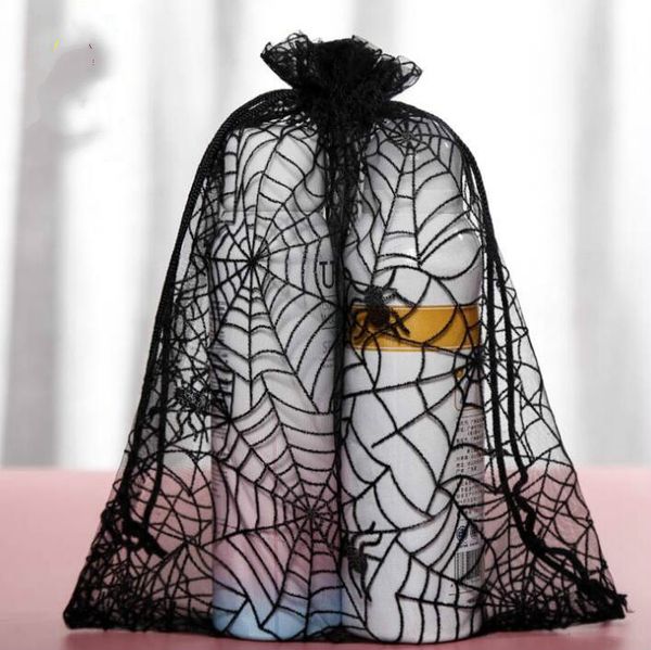 

100pcs/lot spider web bag 20x24cm organza bag jewelry gift pouches bags for wedding favors drawstring bags, Pink;blue