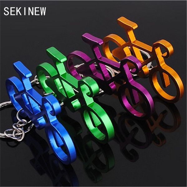

sekinew color available metal bicycle bike cycling riding key chain keyring keyfob gift car ornament accessories