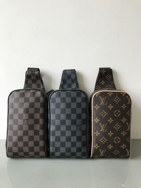 

Hot style Men 25*22*8cm Fashion Brand Leather shoulder bag Luxury Name Bag High Quality Shoulder Bags Cross Body for men N41028