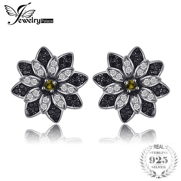 Damen Ohrringe Ohrstecker 925 Sterling Silber Blumen Diamant Schmuck Spielzeug Kosmetik Schmuck