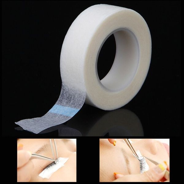 

1 roll pro white eyelashes extension non-woven fabric wrap tape set eye care beauty kit for false lashes grafting extended patch