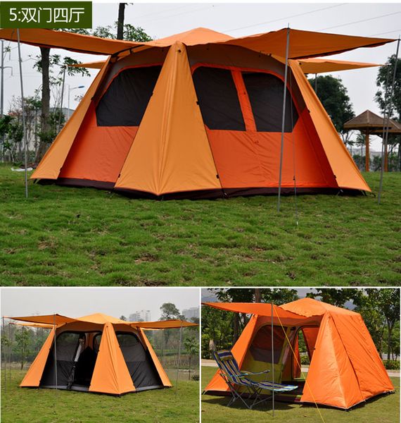 Alltel 5 8 People Camping Out Door Four Seasons Automatic Tent