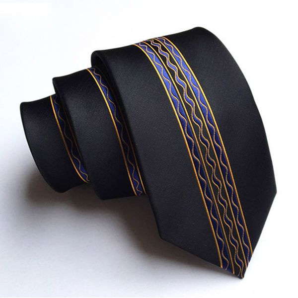 

rbocott mens fashion skinny tie 6cm floral dot and striped necktie casual style slim ties for party gravatas corbatas neck tie, Blue;white