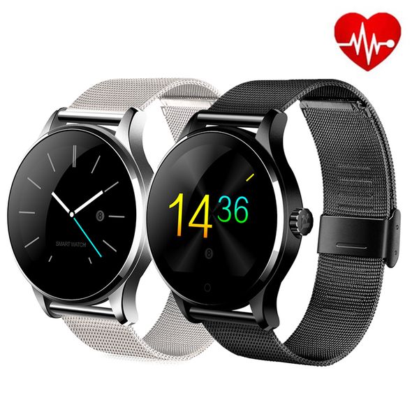 

smart watch 1.22 inch ips round screen support sport heart rate monitor bluetooth smartwatch for apple huawei ios android