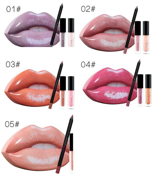 

Beauty lip tick big mouth lip glo lip line et makeup lip tick 5 color with retail box dhl hipping