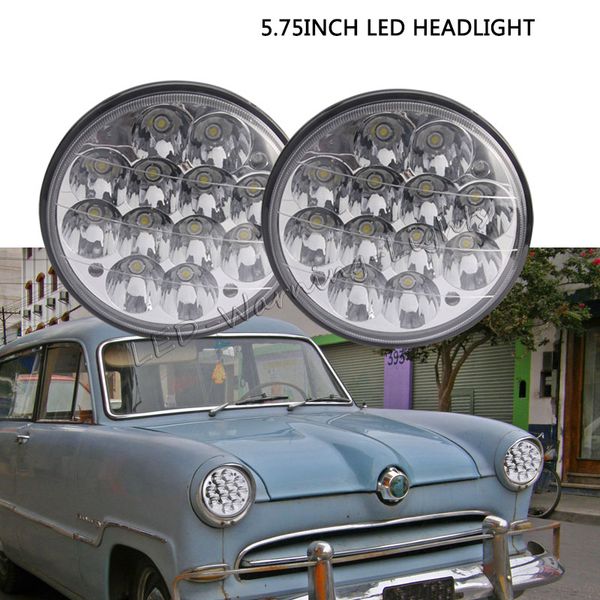 

pair 36w 5.75inch round led headlight replacement applicate for oldsmobile heavy-duty trucks classic cars h5001 / h5006