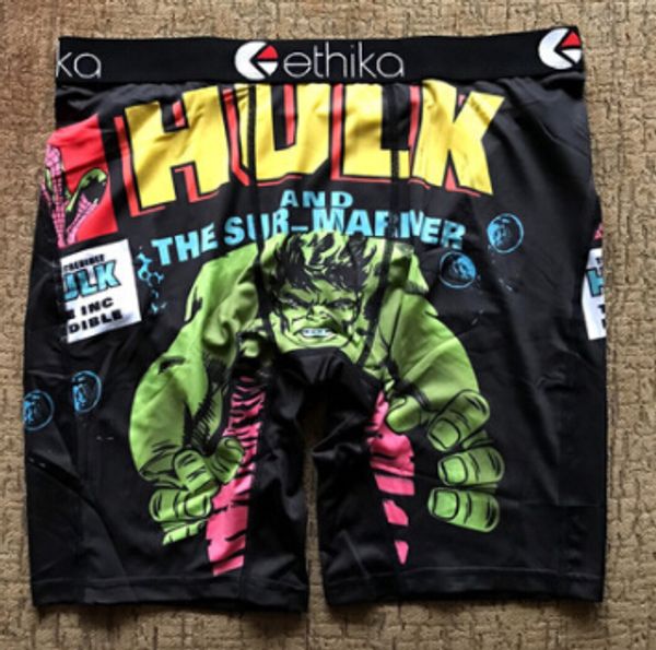 

mens luxury brand boxers hollywood 3d print ethika boxers mens designer underwear homme everyday resistant boxers mens underpants, Black;white