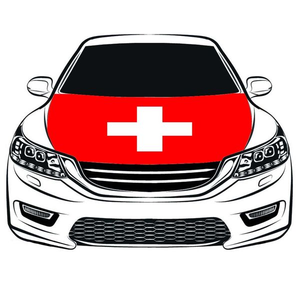 

the world cup football switzerland flag car hood cover 3.3x5ft 100% polyester,engine flag,elastic fabrics can be washed