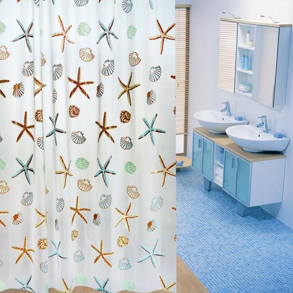 

new design 180x200cm spa водонепроницаемого душ занавес peva ванного душ штора утолщение ванна занавес вс цветок гибискус