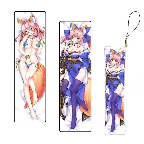 Fascino Hyperdimension Neptunia Portachiavi Anime Figura Noire Cosplay Mini Dakimakura Cuscino Pendenti Cinghia per telefono con catena chiave personalizzata