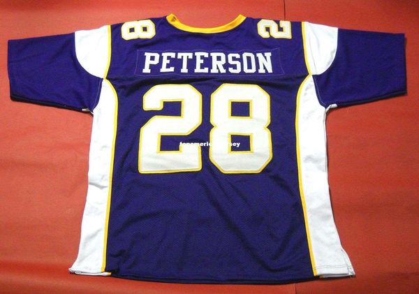 

retro #28 adrian peterson custom mitchell & ness jersey rb purple mens stitching s-5xl,6xl football jerseys running, Black;blue