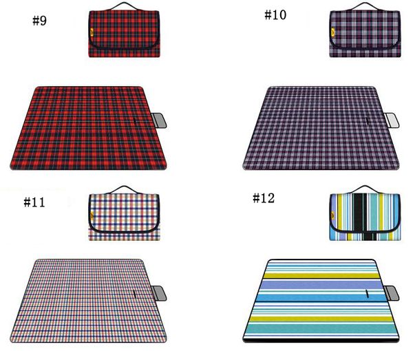 

european summer outdoor family traveling picnic mat waterproof oxford cloth moisture-resistant barbecue lawn mat camping damp proof cushion