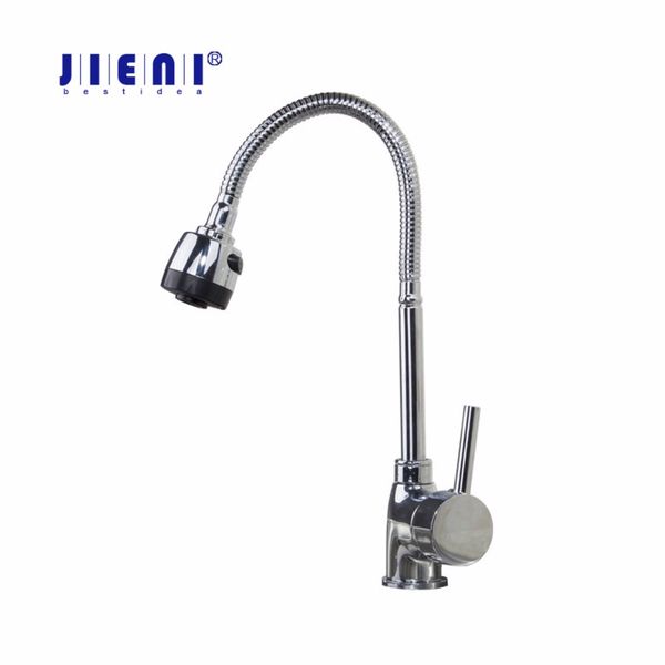 Chrome Swivel Kitchen Faucet Modern Kitchen Mixer Tap Stainless