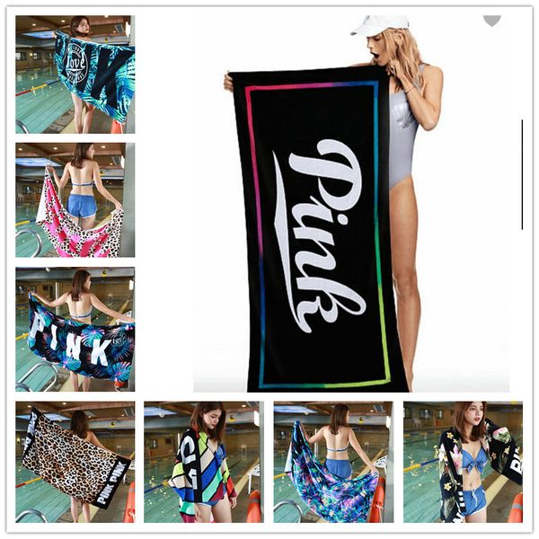 

147*71cm Bath Beach Towel Victoria 140*70cm pink Sexy Secret Women Summer Fitness Sports Towels Bathroom Towels Mat Drying Washcloth