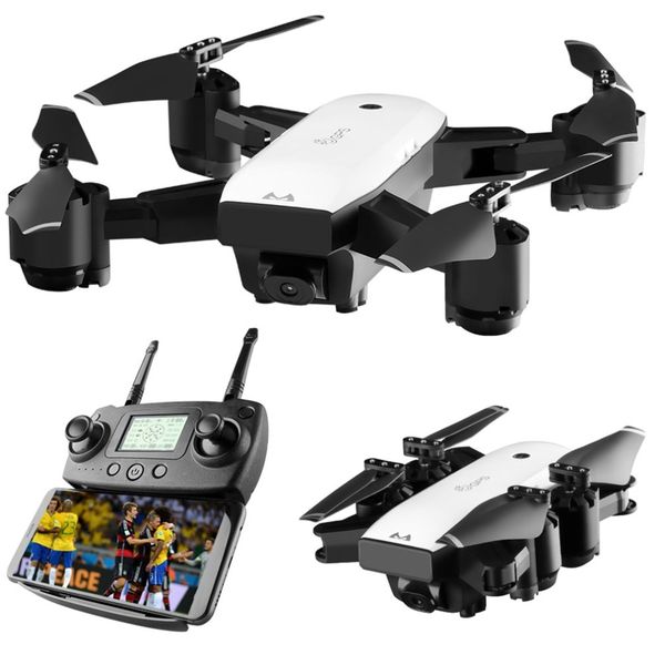 

SMRC S20 Gyro Mini GPS RC Drone With 110 Degree Wide Angle Camera 6 Axles 2.4G Altitude Hold RC Quadcopter Portable Model ABS