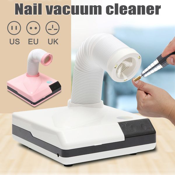 

60w nail salon suction dust remover collector vacuum cleaner manicure machine @me88, Silver