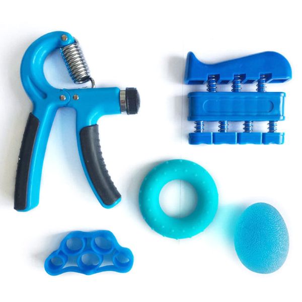 

grip ring high elastic grip ball finger force exercise workout finger strength relax hand muscle fitness products 5 piece set