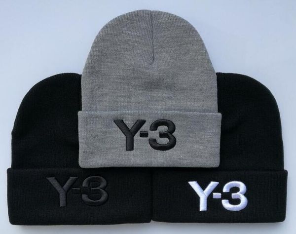 

2018 Мужская весна осень Y-3 бренд классический мужчины вязание шерсть шляпа хип-хоп