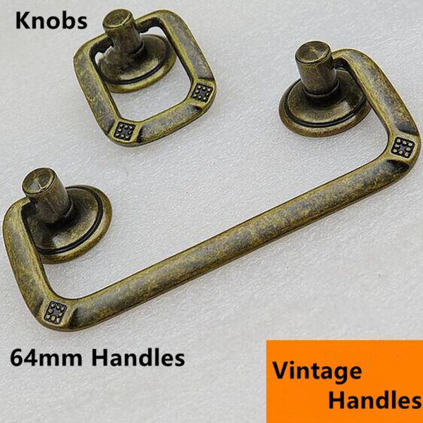 Vintage Door Knobs Drawer Pull Handles Cabinet Cupboard Dresser