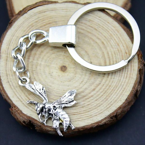 

6 шт. брелок женщины брелоки пара брелок для ключей комаров 29x18mm, Slivery;golden