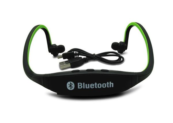 Depois de pendurar o fone de ouvido Bluetooth com cartão de movimento FM Bluetooth com fone de ouvido sem fio Bluetooth para NFC, moda