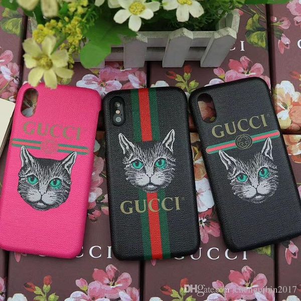 

Чехол для iPhoneX 8 7 6plus Xs max XR X Окрашенный печатный кот для мобильного телефона для iPho