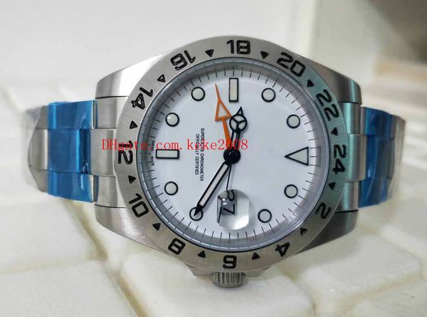 

Отлично Высокое качество наручные часы Explorer II 216570 42 мм из нержавеющей стали белый