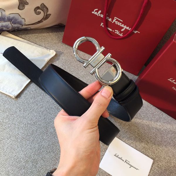

Новая мода мужские ремни мода Ceinture гладкая Пряжка из натуральной кожи ремни для м