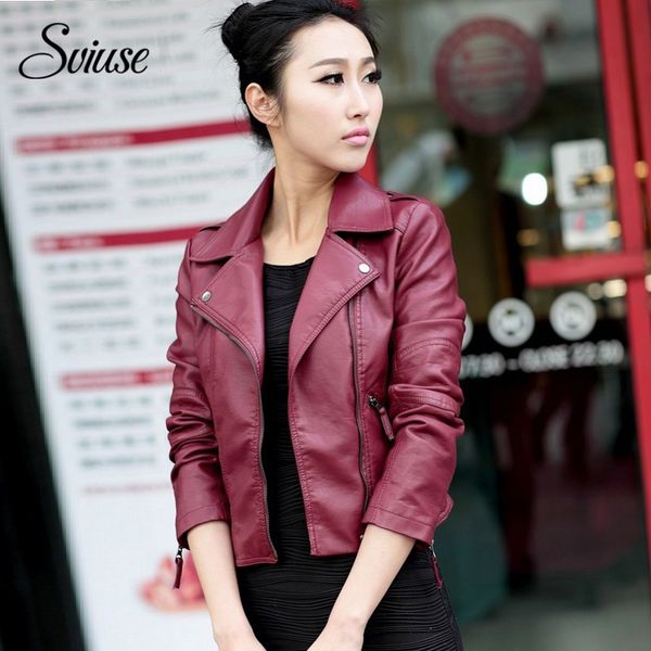 

женщины черная кожаная байкерская куртка осень-зима 2018 панк мотоциклетная куртка пальто женская повседневная уличная одежда поддельные кож, Black