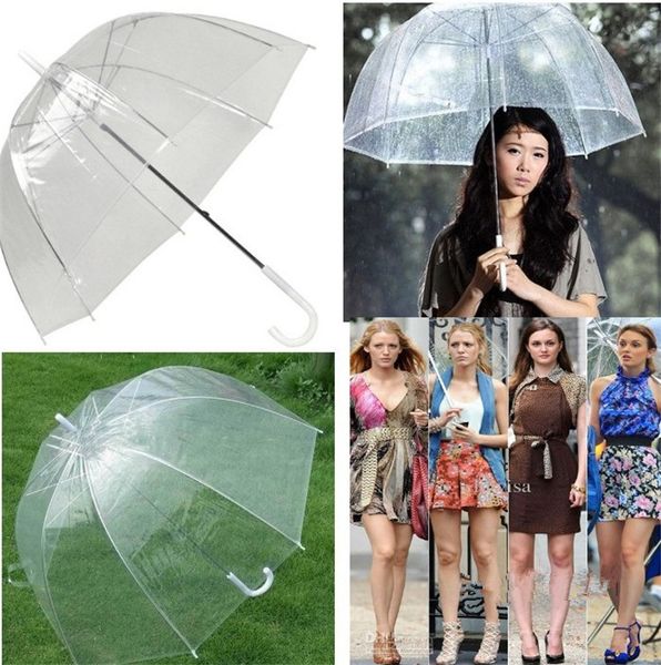 

fashion deep dome umbrella transparent umbrella girl mushroom umbrella clear transparent umbrellas t2i419