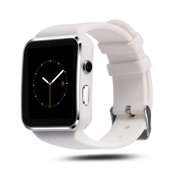 

smartwatch curved screen x6 smart watch bracelet phone with sim tf card slot with camera for android smartwatchox 50pcs