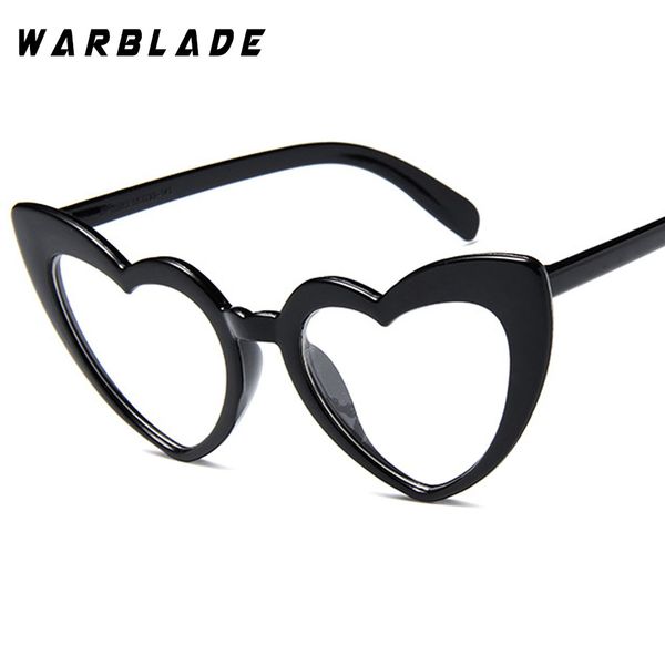 

2018 women sun glasses men retro heart cat eye glasses wholesale clear female clear for female, Silver