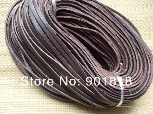 

3mm width 5meters/bag real cow leather cord diy jewelry accessories f660, White;red