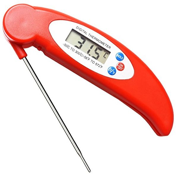 

meat thermometer cooking thermometer food thermometer with super long probe for kitchen cooking bbq grill smoker meat fry food milk yoghourt