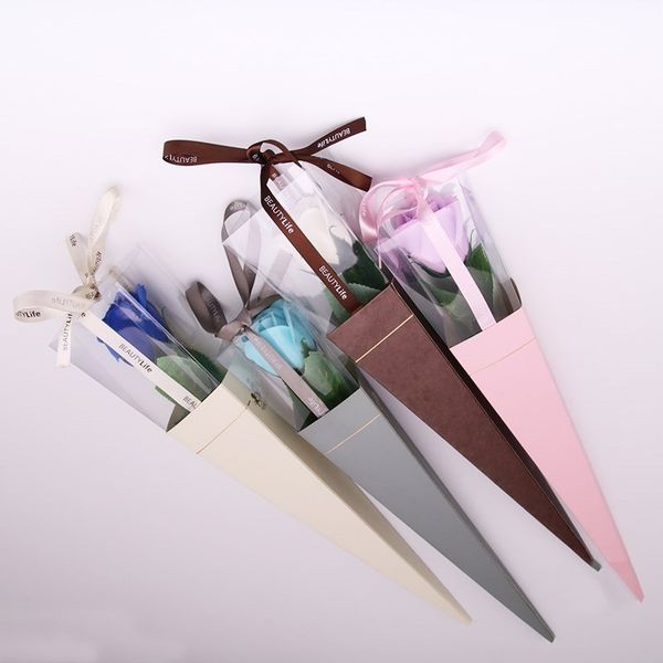 65x63cm Single Rose Box Holiday Custom Gift Box Single Flower Box Flowers Package Flower Shop Dedicated Valentines Day Moving And Packing Supplies
