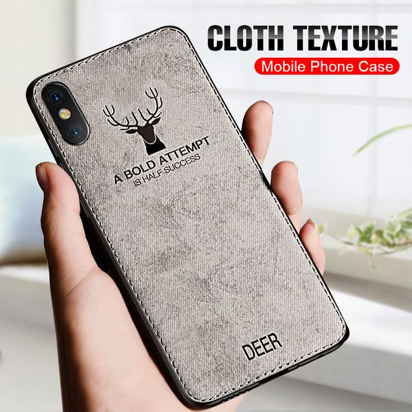 

роскошный мягкий силиконовый чехол ткань для iphone 11 pro x xr xs max phone case олень обложка для iphone x xr xs max 6 6s 7 8 плюс противо