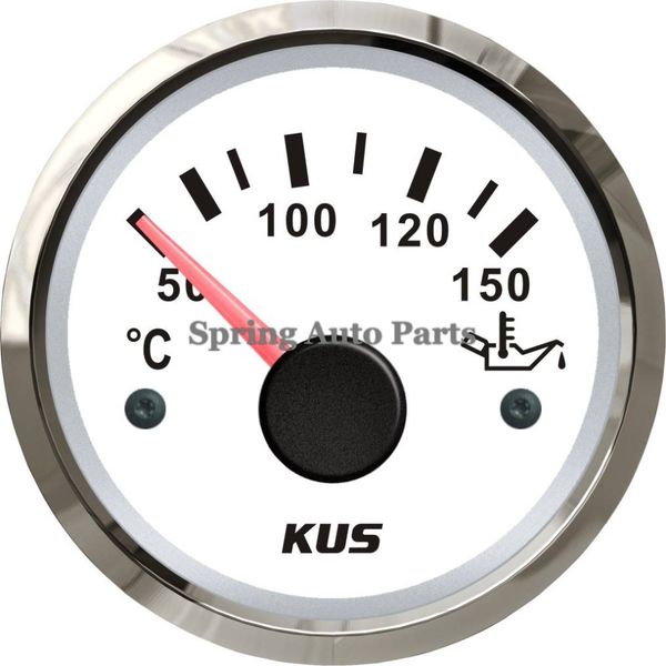 

kus 2" 52mm oil temp gauge 12v 24v ky14102 with backlight with temp sensor