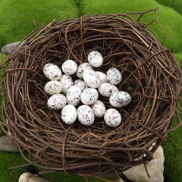 

0.8 см мини искусственное яйцо фея сад миниатюры гномы мох террариумы украшения не приходят с гнездом dec347
