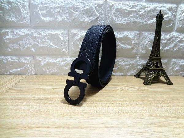 

2020 мода мужчины ремень top quality double классический латунный пряжка реальный натуральная кожа мужчины женщины ремни с коробкой или без, Blue;gray