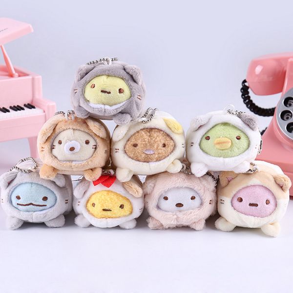 

ems #3 sumikko cartoon 6cm soft doll stuffed pendant gift plush toy
